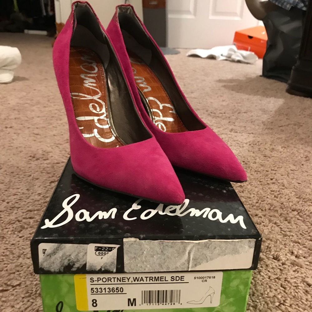 Sam Edelman pink pump heels Sz.8
